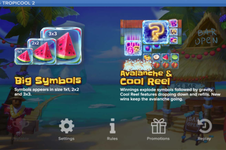 Grandes Símbolos e Avalanche e Reel Legal