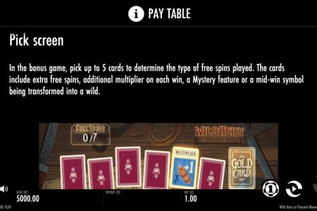 Pantalla de Selección