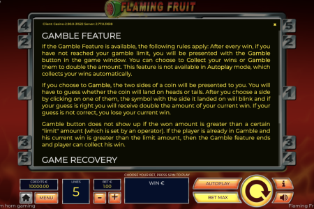 Reglas de la función de apuesta