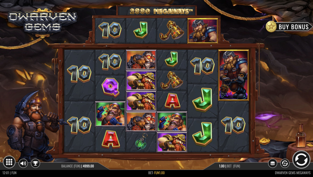 Dwarven Gems Megaways Demo