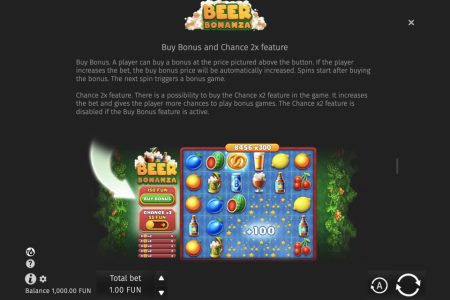 Bonus Buy and Chance 2x feature