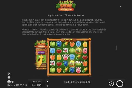 Buy Bonus and Chance 2x