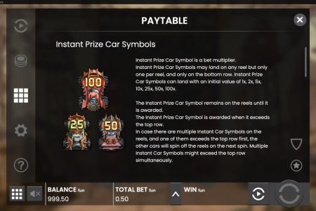 Símbolos de Carro com Prêmio Instantâneo