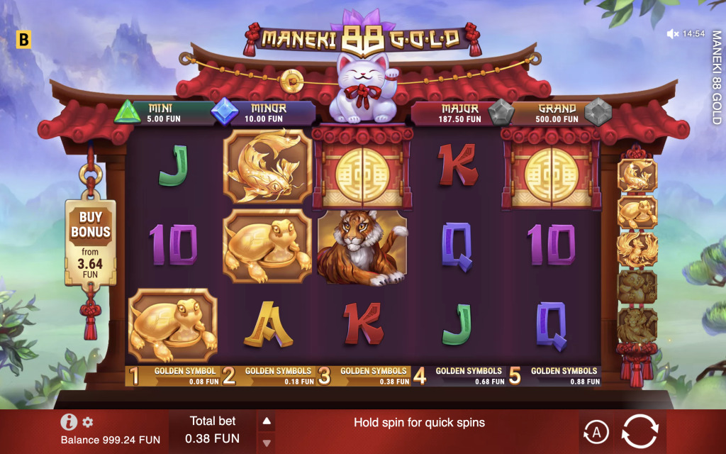 Maneki 88 Gold Demo
