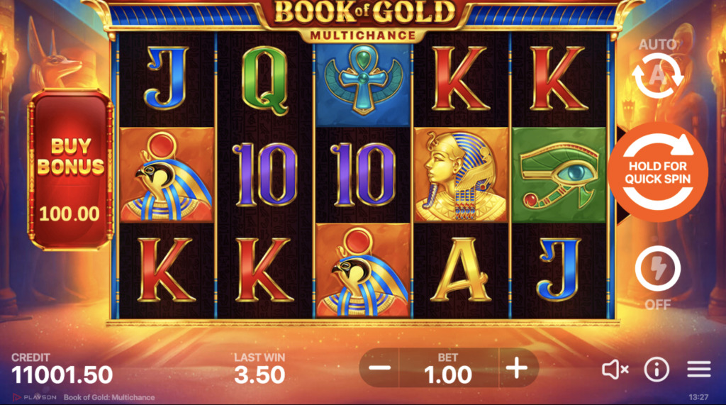 Book of Gold Multichance Demo