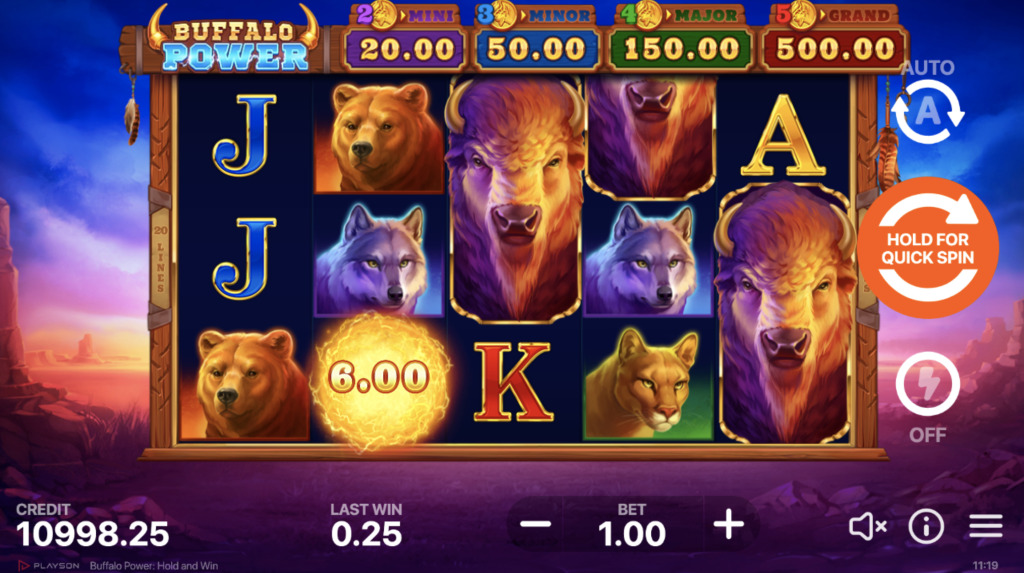 Buffalo Power Hold and Win Demo