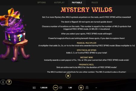 Regras dos Recursos de Wild Misterioso