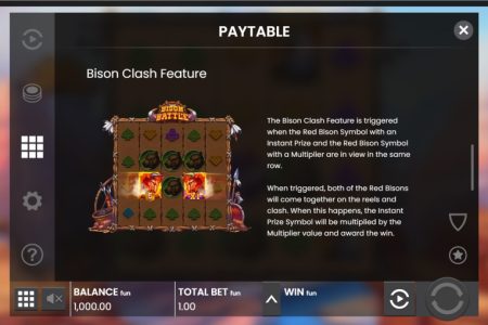 Reglas de la función Choque de Bisontes