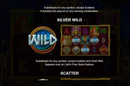 Símbolo comodín plateado