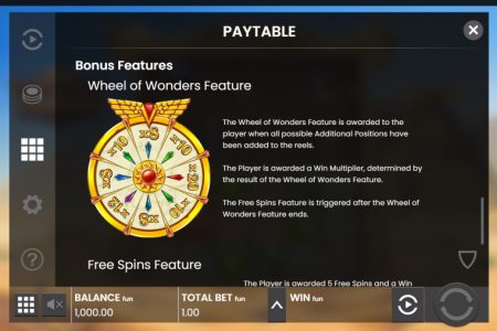 Reglas de la función Rueda de Maravillas