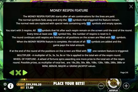 Función de Respin de Dinero