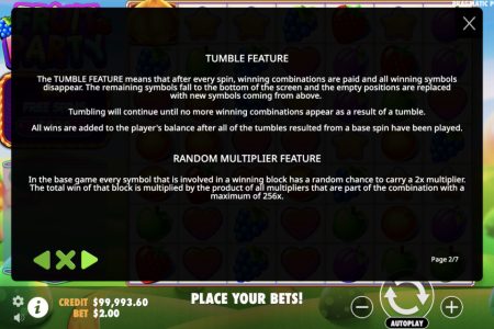 Recursos de Queda e Multiplicador Aleatório