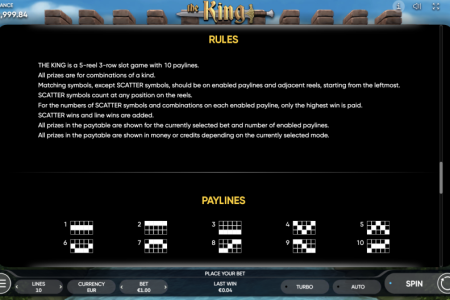 Regras e Linhas de Pagamento