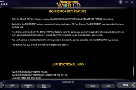 Función de compra de bonificación Pop