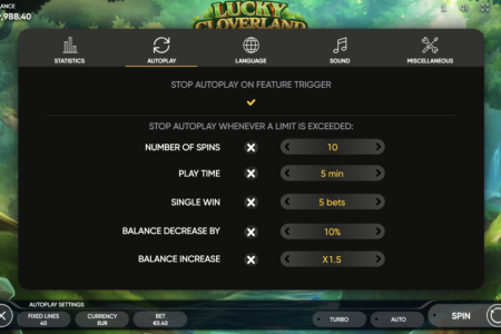 Configuraciones de juego automático