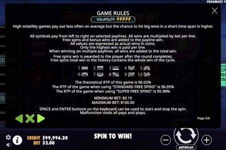 Información del Juego