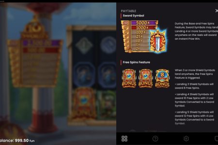 Sword Symbol snd Free Spins