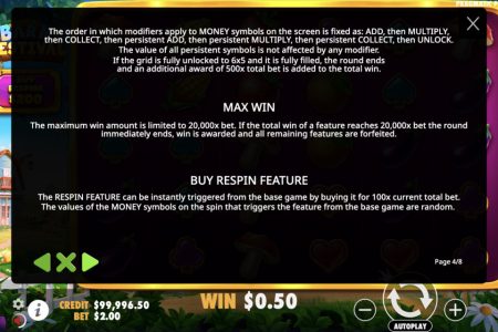 Max Win and Buy Bonus