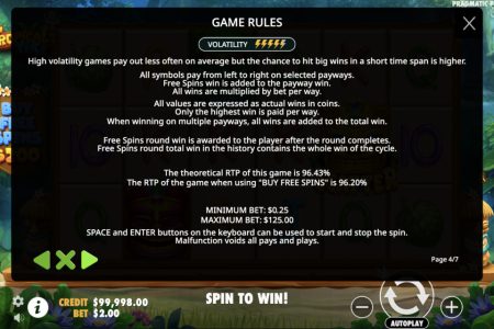 Informações do Slot