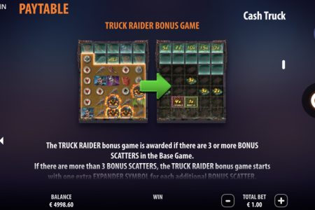Truck Raider Bonus Game