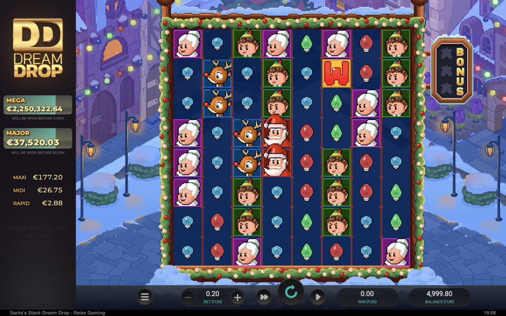 Santa’s Stack Dream Drop Demo