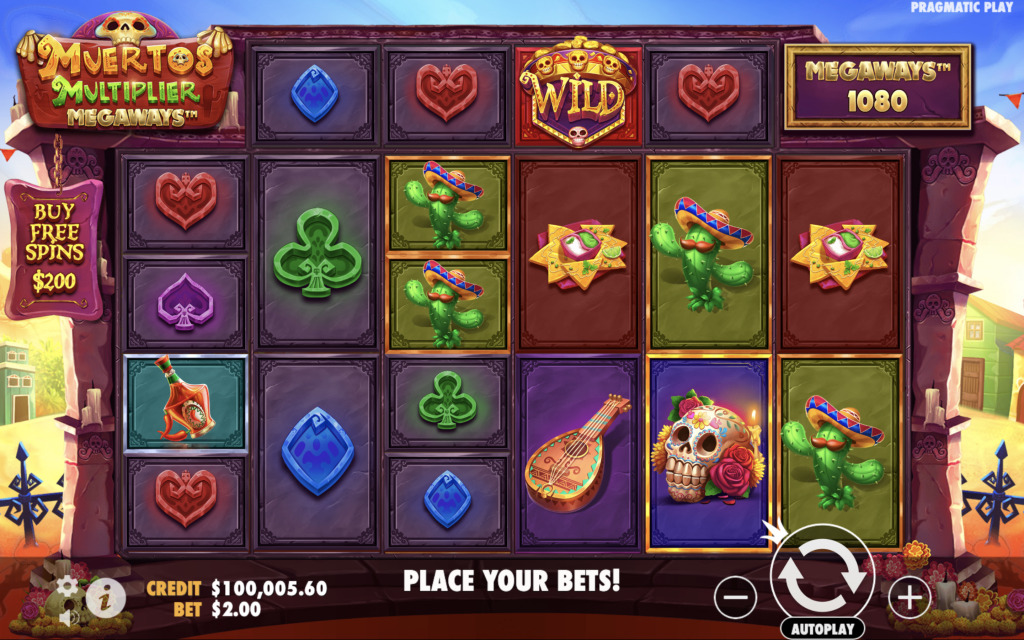 Muertos Multiplier Megaways Demo