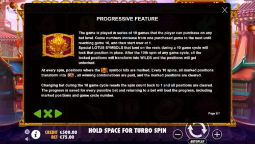 Regras da Funcionalidade Progressiva