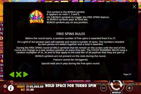 Reglas de Giros Gratis