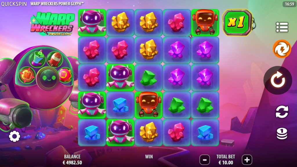 Warp Wreckers Power Glyph Demo