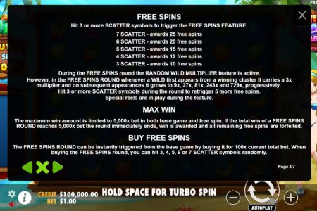 Free Spins rules