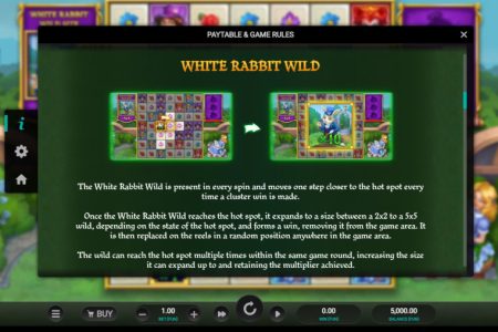 White Rabbit Wild feature rules