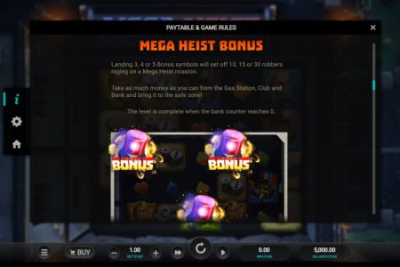 Reglas del Bono de Gran Robo