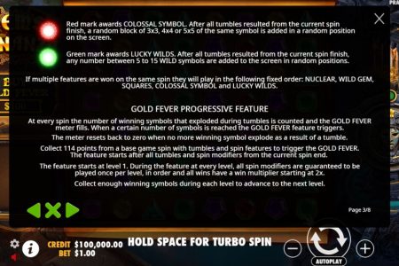 Bonus features rules 2