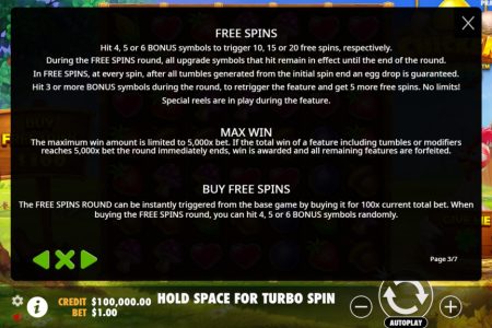 Free Spins rules
