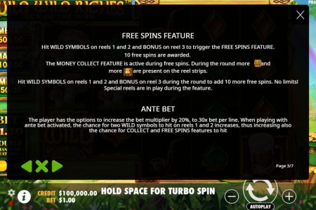 Free Spins rules