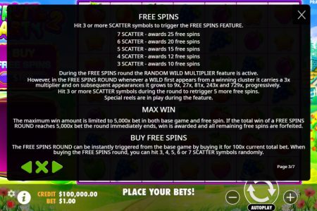 Game features rules 2