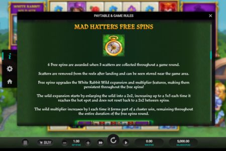 Free Spins rules