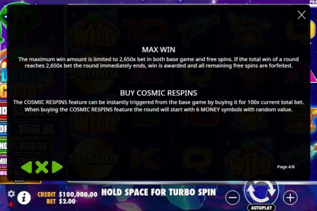 Reglas de Características Adicionales del Juego