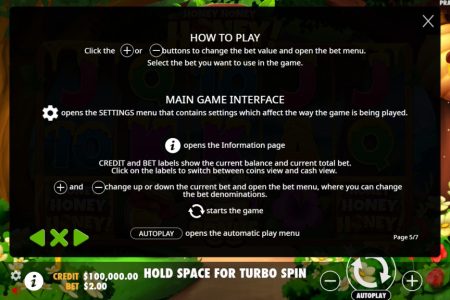 Informações dos Botões