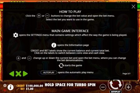 Informações dos Botões 1