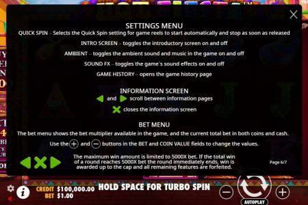 Menú de Configuración