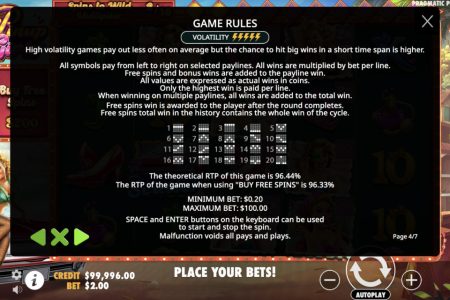 Slot Information