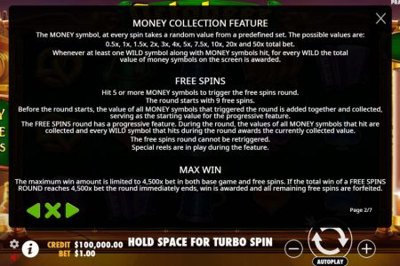 Reglas de las Características del Juego