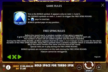 Regras dos Giros Grátis