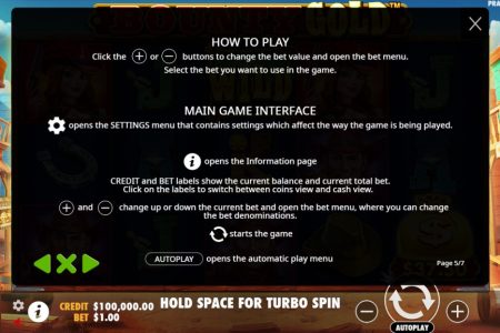 Informações dos Botões