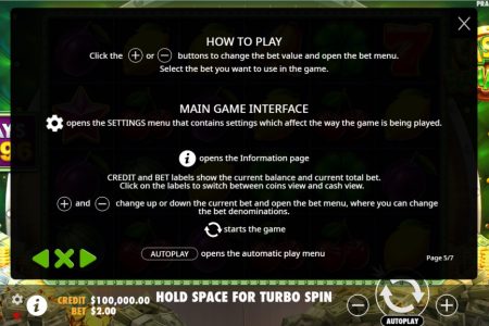 Información de los Botones