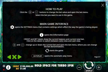 Información de los Botones