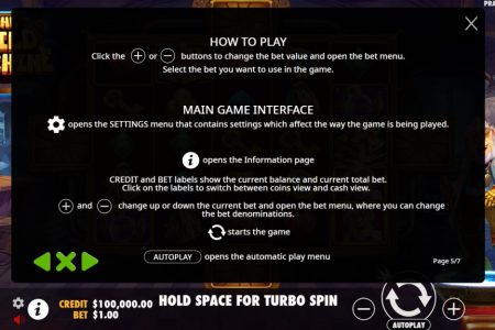 Información de los Botones