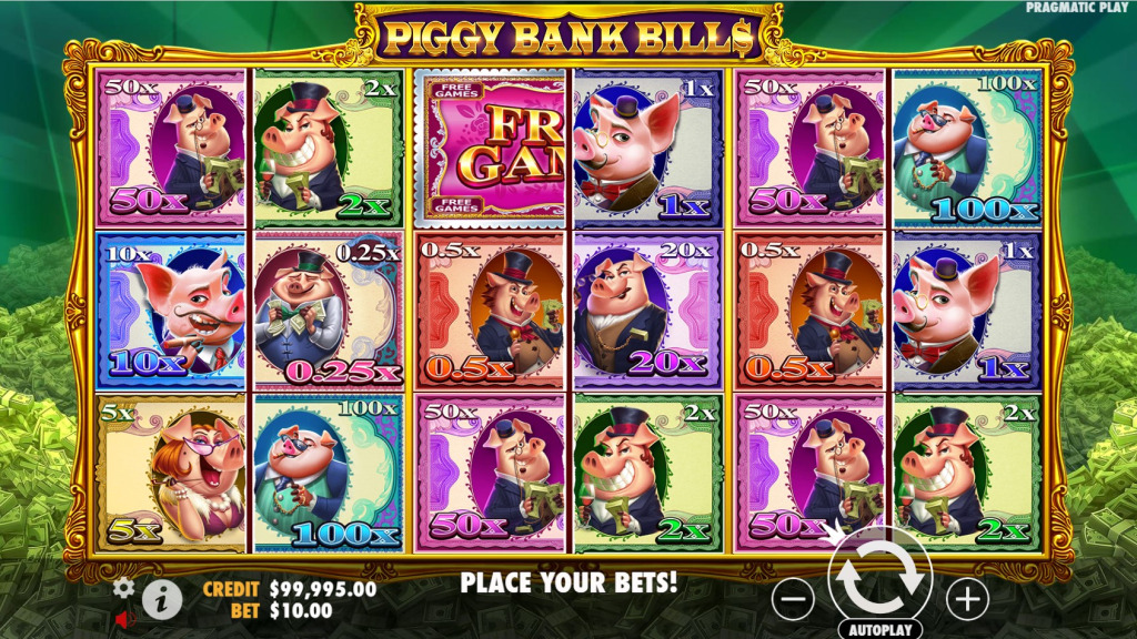 Piggy Bank Bills Demo