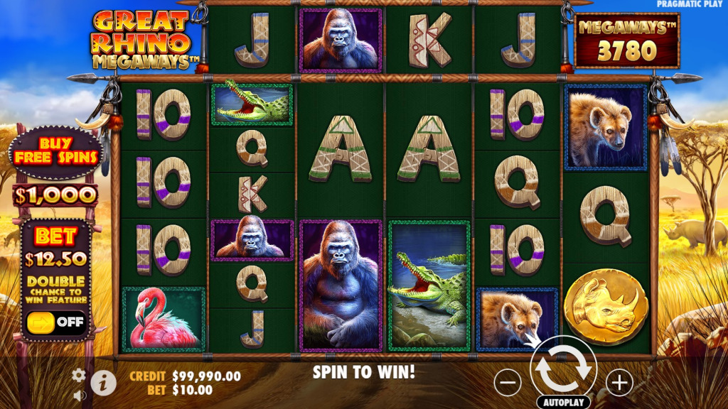 Great Rhino Megaways Demo